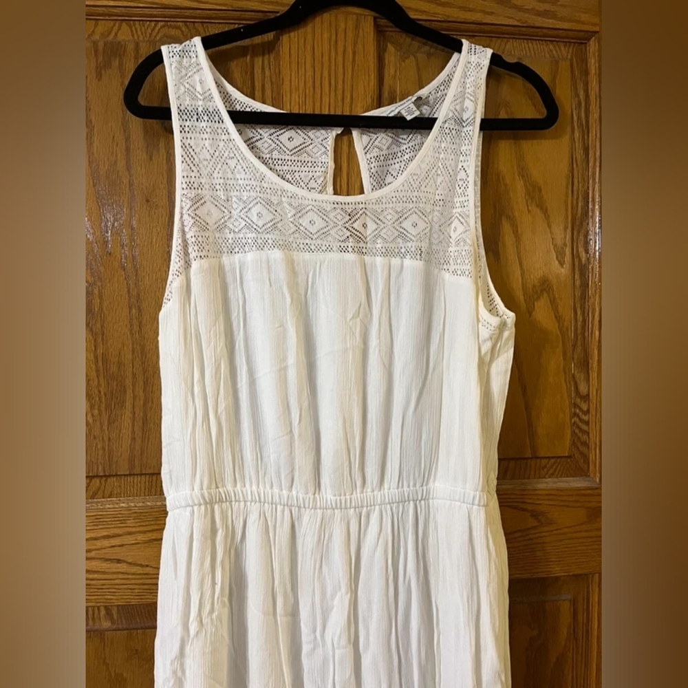 American Eagle Outfitters White Maxi Dress